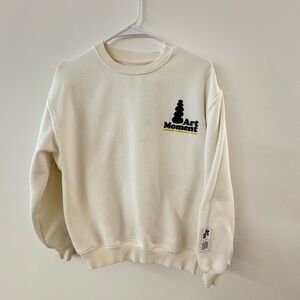 Zara art sweatshirt Women S